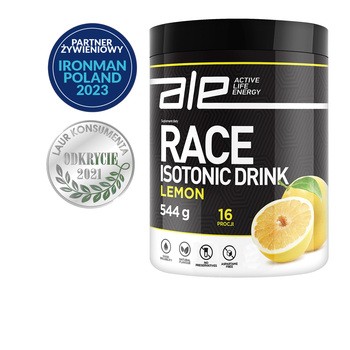 ALE Race Isotonic Drink, proszek, smak cytrynowy, 544 g