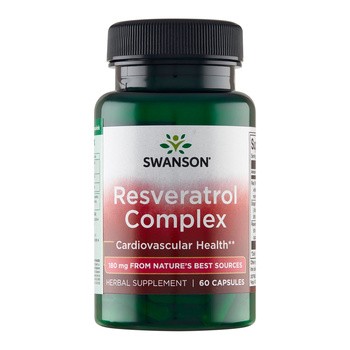 Swanson Resveratrol Complex, kapsułki, 60 szt.