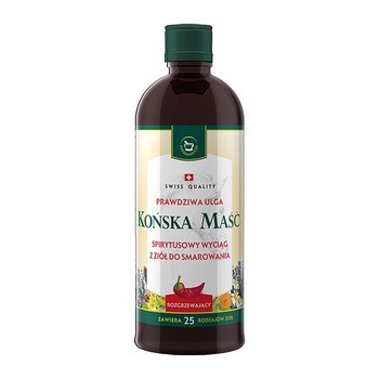 Herbamedicus, maść końska, rozgrzewająca, spirytusowy wyciąg z ziół, 400 ml