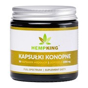 HempKing, Kapsułki Konopne, kapsułki, 50 szt.