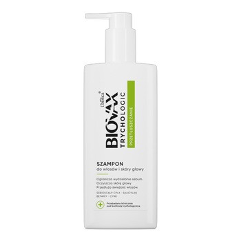 Biovax Trychologic Przetłuszczanie, szampon do włosów i skóry głowy, 200 ml