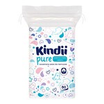 Cleanic Kindii, Baby Sensitive, płatki bawełniane dla niemowląt, 60 szt.