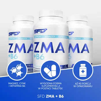 SFD ZMA+B6, tabletki, 180 szt.