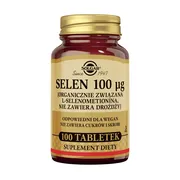 Solgar Selen, 100 µg, tabletki, 100 szt.