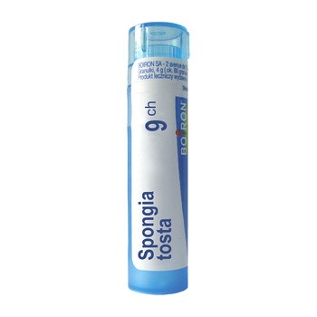 Boiron Spongia tosta, 9CH, granulki, 4 g