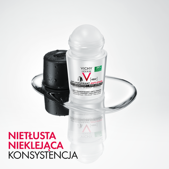 Vichy Homme, antyperspirant w kulce przeciw śladom na ubraniach, 48h, 50 ml