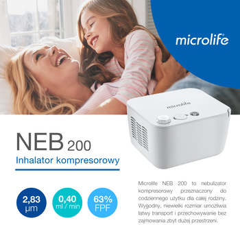 Inhalator Microlife NEB 200, kompresorowy, 1 szt.