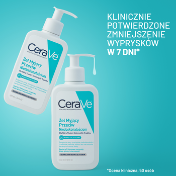 CeraVe, żel myjący przeciw niedoskonałościom, 473 ml