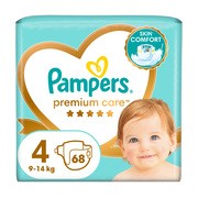 Pampers Premium Care 4 (9−14 kg), pieluszki jednorazowe, 68 szt.