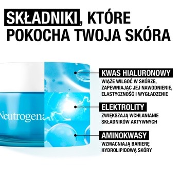 Neutrogena Hydro Boost Water Gel, nawadniający żel do cery normalnej i mieszanej, 50 ml