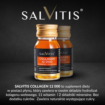 Zestaw Salvitis Collagen, kolagen do picia, płyn, 30 ml x 60 szt.