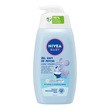 Nivea Baby, żel 2w1 do mycia ciała i włosów z pompką, 500 ml