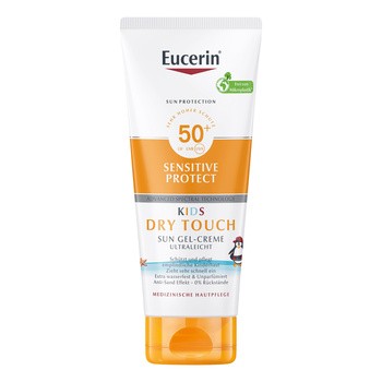 Eucerin Sensitive Protect Sun Kids SPF50+, żel-krem ochronny, 200 ml