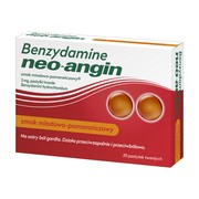 Benzydamine neo-angin smak miodowo-pomarańczowy, 3 mg, pastylki, 20 szt.