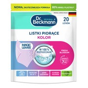 Dr. Beckmann Magic Leaves, listki piorące, kolor, 20 szt.