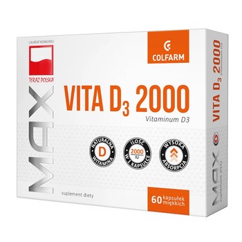 Max Vita D3 2000, kapsułki, 60 szt.