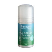 Benecos Natural, naturalny dezodorant roll-on z organiczną szałwią, 50 ml