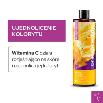 Vianek, prebiotyczny płyn micelarny z witaminą C, 400 ml
