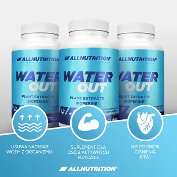 Allnutrition Water Out, kapsułki, 120 szt.