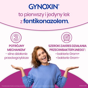 Gynoxin Uno, 600 mg, kapsułki dopochwowe, miękkie, 1 szt.