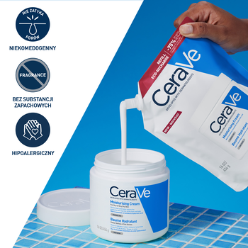 Cerave, balsam nawilżający, refill, 454 g