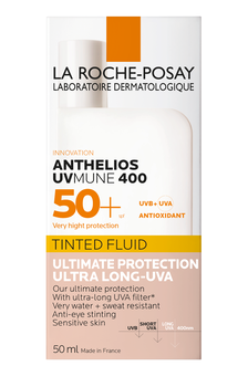 La Roche-Posay Anthelios, barwiący fluid SPF50+, 50 ml