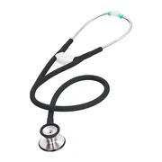 Dr. Famulus stetoskop następnej generacji - DR530 black Stetoskop kardiologiczny - podwójne światło przewodu