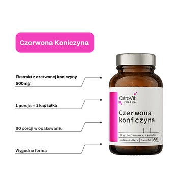 OstroVit Pharma Red Clover, kapsułki, 60 szt.