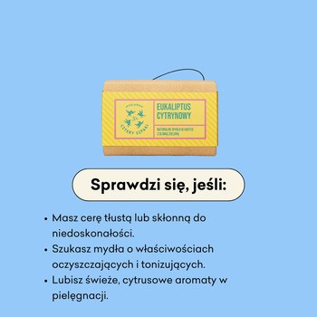 Mydlarnia 4 Szpaki, Eukaliptus Cytrynowy, naturalne mydło w kostce, 110 g