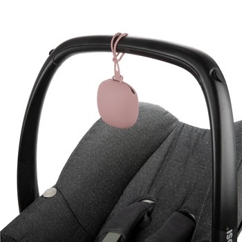 Canpol babies, silikonowe etui na smoczki, różowe, 1 szt.