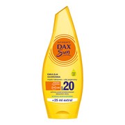 Dax Sun, emulsja do opalania z masłem kakaowym i olejem arganowym, SPF 20, 175 ml