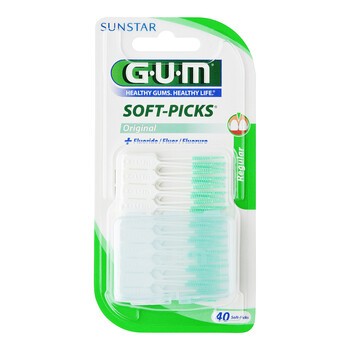 Gum Soft-Picks, czyściki międzyzębowe, średnie, 40 szt.