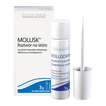 Molusk, roztwór na skórę, 3 g
