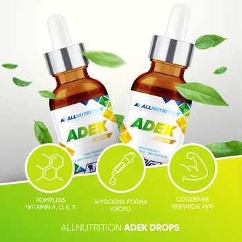 Allnutrition ADEK Drops, krople, 30 ml