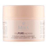 Miya Cosmetics myPUREexpress, 5-minutowa maseczka oczyszczająca z kompleksem [5% kwas azelainowy + glicyna], 50 g