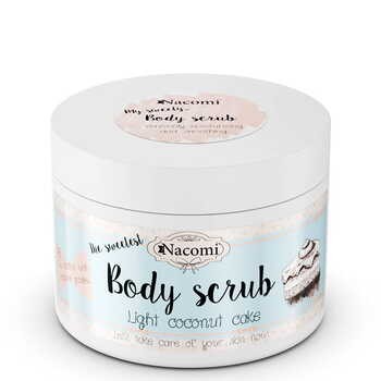 Nacomi, peeling do ciała, lekki kokosowy tort, 200 g