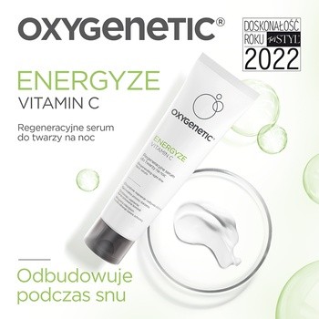 Oxygenetic Energyze Vitamin C, serum regeneracyjne do twarzy na noc, 50 ml