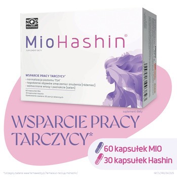 MioHashin, kapsułki, 60 szt. Mio + 30 szt. Hashin
