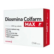 Diosmina Colfarm Max, 1000 mg, tabletki, 60 szt.
