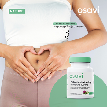 Osavi Ostropest plamisty, sylimaryna 100 mg, kapsułki, 120 szt.