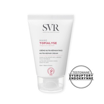 SVR Topialyse Mains, odżywczo-regenerujący krem do rąk, 50 ml