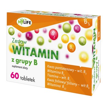 MyLife Zestaw witamin z grupy B, tabletki, 60 szt.