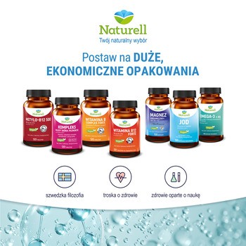 Naturell Witamina D dla dzieci, tabletki, 180 szt.