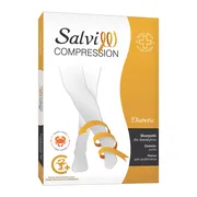 Salvi Diabetic 610, skarpetki bezszwowe z chityną dla diabetyków, czarne, rozmiar XXL, 1 para