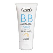 Ziaja BB, aktywny krem na niedoskonałości, skóra tłusta/mieszana, odcień naturalny, 50 ml