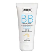 Ziaja BB, aktywny krem na niedoskonałości, skóra tłusta/mieszana, odcień naturalny, 50 ml