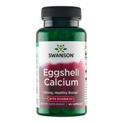 Swanson Eggshell Calcium with Vitamin D3, kapsułki, 60 szt.