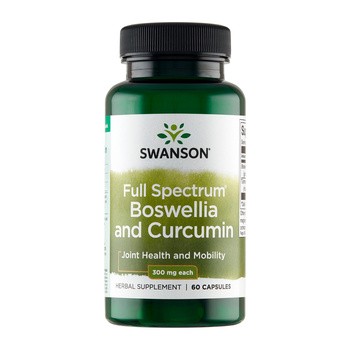 Swanson Full Spectrum Boswellia & Curcumin, kapsułki, 60 szt.