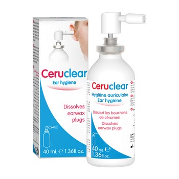 Ceruclear, spray do higieny uszu, 40 ml