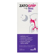 Zatogrip Noc 3+, płyn, smak malinowy, 120 ml